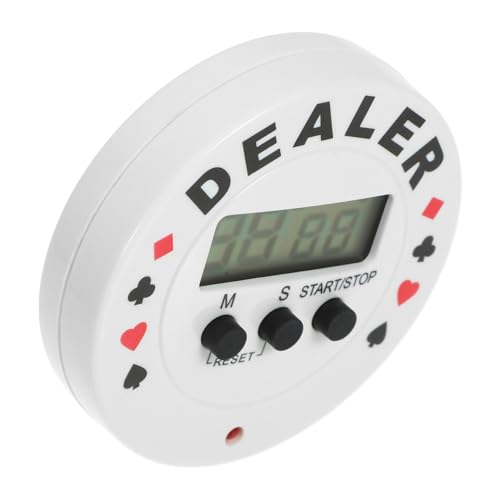Toddmomy Digitaler Poker Timer Countdown Timer Für Pokerspiele Digitaler Spieltimer Für Pokertischhändler Brettspiel Zubehör Haushaltstimer Für Präzise Spielzüge von Toddmomy