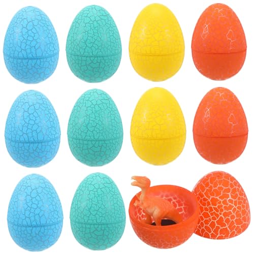 Toddmomy Dinosaurier Ei Teiliges PVC Dinosaurier Figuren Bunt Stabil Stehend Kinderfreundlich Lernspielzeug für Jungen und Mädchen Toddmomy Dinosaurier Ei Teiliges PVC Dinosaurier Figuren Bunt Stabil Stehend Kinderfreundlich Lernspielzeug für Jungen und Mädchen von Toddmomy