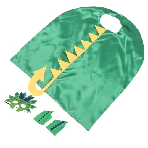 Toddmomy Dinosaurierkostüm Für Kleinkinder Und Junge Mädchen Mit Maske Kapuzenumhang Für Jungen Und Mädchen Halloween Und Cosplay Partyaccessoires Grün Toddmomy Dinosaurierkostüm Für Kleinkinder Und Junge Mädchen Mit Maske Kapuzenumhang Für Jungen Und Mädchen Halloween Und Cosplay Partyaccessoires Grün von Toddmomy