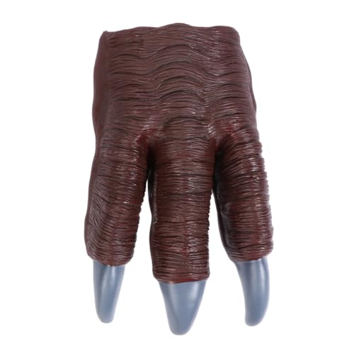 Toddmomy Dinosaurier Pfotenhandschuh Cosplay Krallen aus Robustem für Erwachsene Halloween Kostüm Zubehör Velociraptor Party Accessoire von Toddmomy