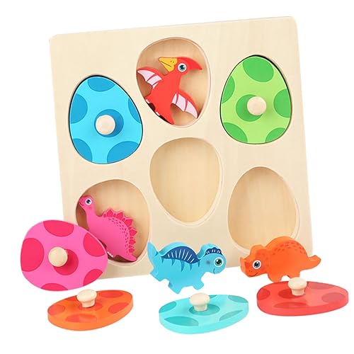 Toddmomy Dinosaurier Puzzle für Holzrätselspielzeug Bildungsspielzeug Kreativität und Vorstellungskraft Sicheres und Langlebiges Design Toddmomy Dinosaurier Puzzle für Holzrätselspielzeug Bildungsspielzeug Kreativität und Vorstellungskraft Sicheres und Langlebiges Design von Toddmomy