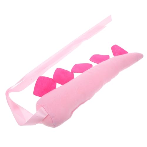 Toddmomy Dinosaurier - -Requisiten Dinosaurier- -Kostüm Zubehör Dinosaurier -Outfit Tier-Cosplay-Accessoire Cosplay Dinosaurier Kostüm Stoff Rosa von Toddmomy