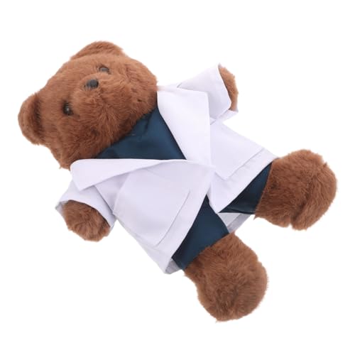 Toddmomy Doktor-bär-Puppe Party Bevorzugt Medizinische Puppe Gunst Der Geburtstagsfeier Doktor Bär Stofftier Ausgestopfter Doktorbär Stofferschwesterbär Braun Plüsch von Toddmomy