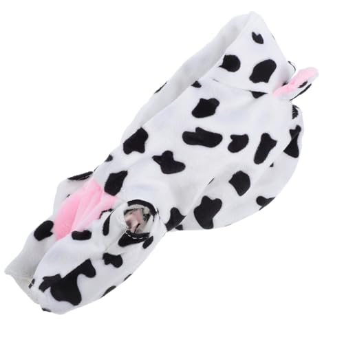 Toddmomy Doll Cow Pajama Outfit für Puppen Süßes Plüschkostüm Einteiler mit Einzigartigem Design für Verschiedene Anlässe Bequem und Kuschelig für Puppenliebhaber von Toddmomy