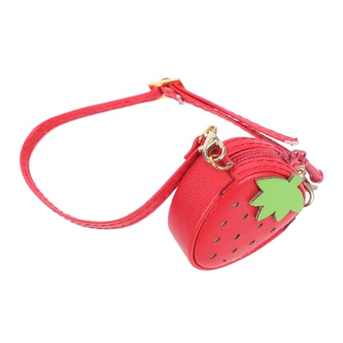 Toddmomy Doll Handtasche Erdbeerform Mini Umhängetasche für Puppen Zubehör für Puppen Robustes PU Material für Modebewusste Spielzeuge Toddmomy Doll Handtasche Erdbeerform Mini Umhängetasche für Puppen Zubehör für Puppen Robustes PU Material für Modebewusste Spielzeuge von Toddmomy