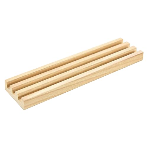 Toddmomy Domino Halter aus Massivem Holz Robustes Glattes Material Schräger Display Ständer für Dominosteine Multifunktional für Spielkarten Kreativität und Handwerk Leichter Organizer für Toddmomy Domino Halter aus Massivem Holz Robustes Glattes Material Schräger Display Ständer für Dominosteine Multifunktional für Spielkarten Kreativität und Handwerk Leichter Organizer für von Toddmomy