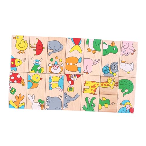 Toddmomy Domino Tierpuzzle Spielset aus Sicherem Material Farbenfrohes Montessori Lernspielzeug zur Visuellen Farberkennung und Frühkindlicher Entwicklung für Jungen und Mädchen Toddmomy Domino Tierpuzzle Spielset aus Sicherem Material Farbenfrohes Montessori Lernspielzeug zur Visuellen Farberkennung und Frühkindlicher Entwicklung für Jungen und Mädchen von Toddmomy