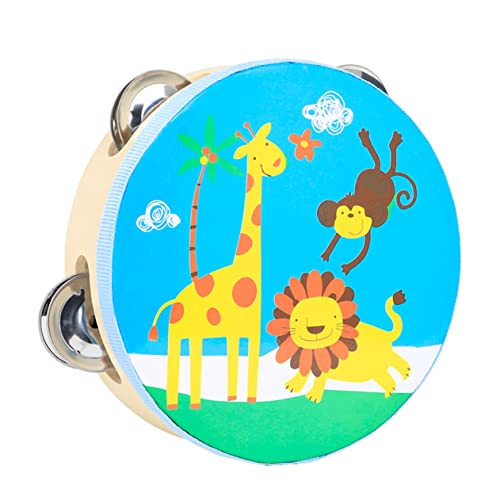 Toddmomy Doppelseitige Drum für Cartoon Tamburin Blauer Giraffe Musikspielzeug zur Frühen Bildung Fördert Fingerfertigkeit und Hand Augen Koordination Kinderfreundliches Design mit Toddmomy Doppelseitige Drum für Cartoon Tamburin Blauer Giraffe Musikspielzeug zur Frühen Bildung Fördert Fingerfertigkeit und Hand Augen Koordination Kinderfreundliches Design mit von Toddmomy