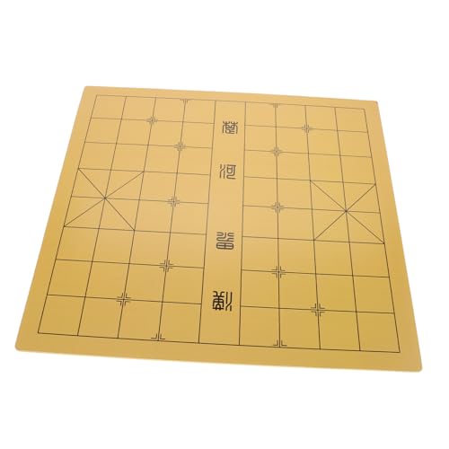 Toddmomy Doppelseitiges Schachbrett mit Gobang und Chinesischem Schach Stabiles Langlebiges Spielzubehör für Strategische Brettspiele Praktische Oberfläche für Zuhause und Reisen von Toddmomy