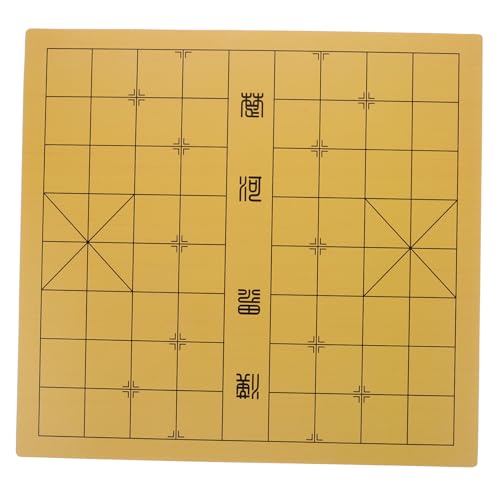 Toddmomy Doppeltes Schachbrett aus Spielbrett für Go und Chinesisches Schach Tragbar und Leicht für Strategisches und Hand Auge Koordination Schachzubehör von Toddmomy