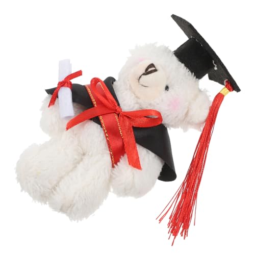 Toddmomy Dr Bär Puppe Plüsch Abschlussbär Abschlussgeschenke Abschluss Plüschbären Stofftier Plüschbär Abschluss Plüschtier Bärenpuppen Mini Plüschbär Weiß Pp Baumwolle Toddmomy Dr Bär Puppe Plüsch Abschlussbär Abschlussgeschenke Abschluss Plüschbären Stofftier Plüschbär Abschluss Plüschtier Bärenpuppen Mini Plüschbär Weiß Pp Baumwolle von Toddmomy