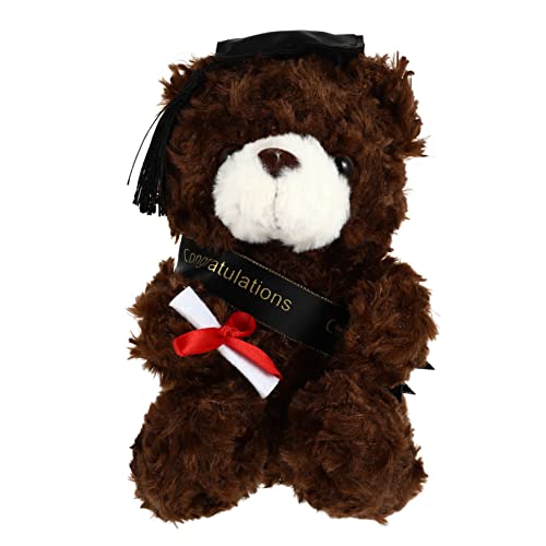 Toddmomy Dr. Bärenpuppe ausgestopft Kuscheltier Plüsch-Abschlusspuppenbär Abschluss gefüllt für die Abschlusssaison Herzlichen Glückwunsch Grad Stoffspielzeug PP Baumwolle Toddmomy Dr. Bärenpuppe ausgestopft Kuscheltier Plüsch-Abschlusspuppenbär Abschluss gefüllt für die Abschlusssaison Herzlichen Glückwunsch Grad Stoffspielzeug PP Baumwolle von Toddmomy