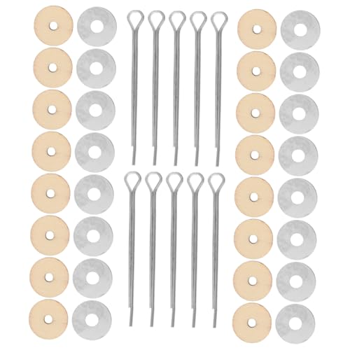 Toddmomy Drehbare Puppengelenke Holzscheiben für DIY Puppenherstellung Praktische und Sichere Gelenke für Kreative Bastelprojekte Einfache Montage und Hervorragende Verarbeitung von Toddmomy