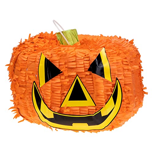 Toddmomy Dreidimensionale Kürbis-Pinata Partyartikel für gruselige Geister-Pinata gefüllt Halloween -Dekorationen für die Party Halloween -Partyzubehör Papier Orange von Toddmomy