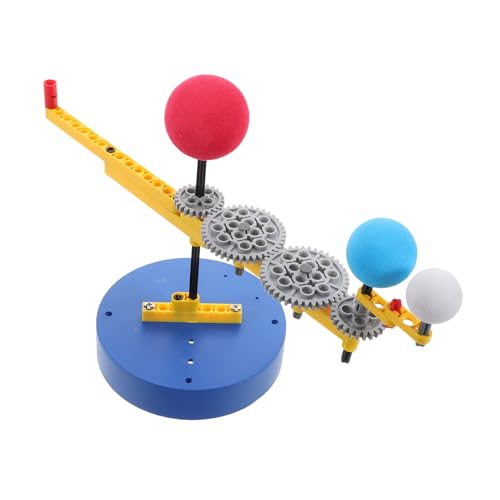 Toddmomy Dreikörper Sonnensystem Modell für Wissenschaftliches Lernspielzeug mit Rotations und Revolutionssimulation DIY Experimentierkasten für Grundschul Wissenschaftsprojekte von Toddmomy