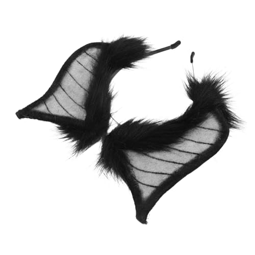 Toddmomy Dunkel schwarzes Fledermaus ohren Haarreif für Damen Elastisch und Bequem Authentisches Cosplay zubehör für Halloween Kostümpartys und Bühnenauftritte Detailreich und Langlebig Toddmomy Dunkel schwarzes Fledermaus ohren Haarreif für Damen Elastisch und Bequem Authentisches Cosplay zubehör für Halloween Kostümpartys und Bühnenauftritte Detailreich und Langlebig von Toddmomy