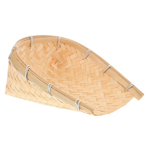 Toddmomy Dustpan magische Requisiten Halloween -Partyzubehör Halloween-Partygeschenke Weihnachtsfeier liefert Geburtstagsfeierdekorationen Zauberer Bühnenrequisiten Bambus von Toddmomy