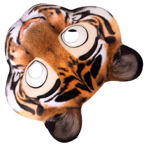 Toddmomy EVA Tiermaske Tiger Halbgesichtsmaske Leichtes Kostümaccessoire für Halloween Fasching Karneval Maskerade für Damen und Herren Toddmomy EVA Tiermaske Tiger Halbgesichtsmaske Leichtes Kostümaccessoire für Halloween Fasching Karneval Maskerade für Damen und Herren von Toddmomy