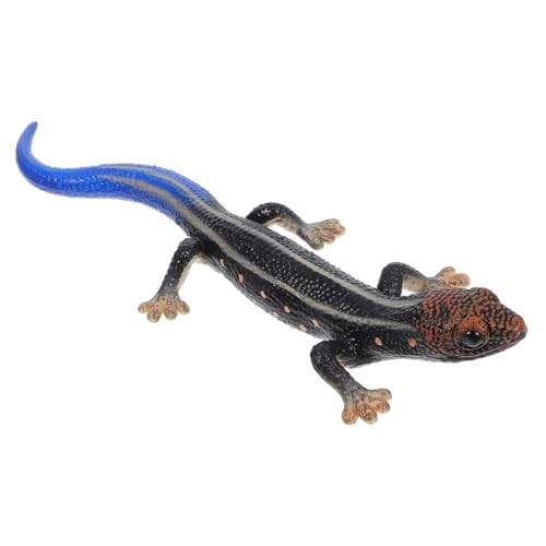 Toddmomy Eidechsenmodell Gefälschte Eidechsenstatue Reptilienspielzeug Reptilienfiguren Eidechsenfigur Kleines Realistisches Figurenmodell Künstliches Tier Plastik PVC von Toddmomy