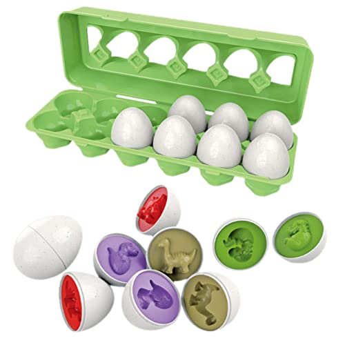 Toddmomy Eier Dinosaurier für Kleinkinder Buntes Lernspielzeug zum Formen und Farberkennen Sichere Kunststoff Eier zum Puzzeln und Zuordnen Pädagogisch für Ostergeschenke Toddmomy Eier Dinosaurier für Kleinkinder Buntes Lernspielzeug zum Formen und Farberkennen Sichere Kunststoff Eier zum Puzzeln und Zuordnen Pädagogisch für Ostergeschenke von Toddmomy