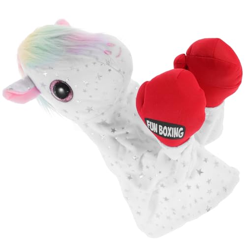 Toddmomy Einhorn Handpuppe Mit Geräuschen Interaktive Rollenspiel Handpuppe Für Leicht Und Tragbar Fördert Kreativität Für Drinnen Und Draußen von Toddmomy