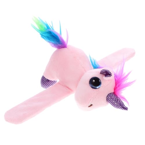 Toddmomy Einhorn Slap Armband Für Kuscheliges Plüschtier Mit Cartoon Design Party Armband Neuartige Slap Armbänder Für Kreative Spiele von Toddmomy