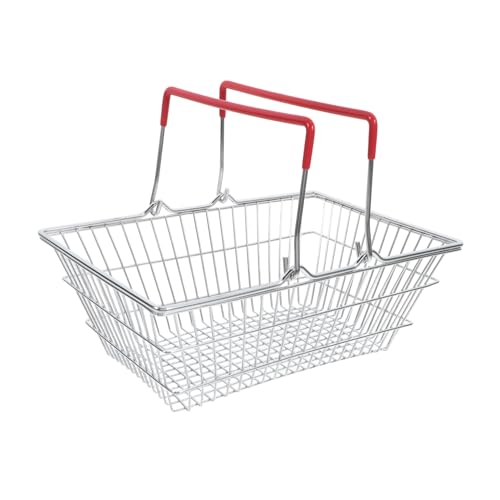Toddmomy Einkaufskorb für Handgehaltener Korb aus Kompaktes Spielset Zubehör für Kaufladen und Tragbar und Robust Toddmomy Einkaufskorb für Handgehaltener Korb aus Kompaktes Spielset Zubehör für Kaufladen und Tragbar und Robust von Toddmomy