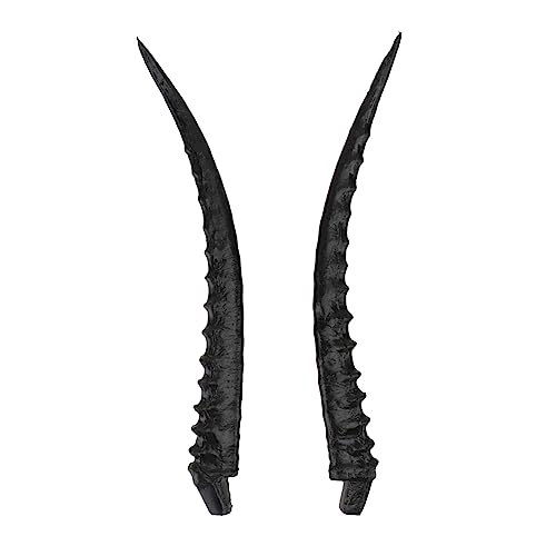 Toddmomy Einstellbarer Teufelshorn Haarreif DIY Kopfschmuck mit Langlebigen Detailreichen Hörnern für Karneval Halloween Kostüm Zubehör von Toddmomy
