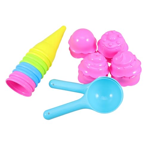 Toddmomy Eiscreme Sandspielzeug für Bunte Eistüten Blau Grün Gelb Rosa Deckel Blaue Schaufeln Kreatives Outdoor für Strand und Sandkasten Toddmomy Eiscreme Sandspielzeug für Bunte Eistüten Blau Grün Gelb Rosa Deckel Blaue Schaufeln Kreatives Outdoor für Strand und Sandkasten von Toddmomy