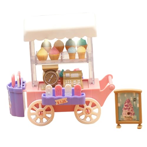 Toddmomy Eiswagen Set aus Kunststoff Bunter Ice Truck für Rollenspiele Fördert Soziale Fähigkeiten und Kommunikation für Geburtstag und Weihnachten Toddmomy Eiswagen Set aus Kunststoff Bunter Ice Truck für Rollenspiele Fördert Soziale Fähigkeiten und Kommunikation für Geburtstag und Weihnachten von Toddmomy