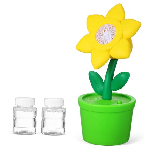 Toddmomy Elektrische Sonnenblume Seifenblasenmaschine mit Musik und Lichteffekten Batteriebetriebener Bubble Maker für Kontinuierlicher Bubble Blower für Outdoor Partys und Spielspaß Toddmomy Elektrische Sonnenblume Seifenblasenmaschine mit Musik und Lichteffekten Batteriebetriebener Bubble Maker für Kontinuierlicher Bubble Blower für Outdoor Partys und Spielspaß von Toddmomy