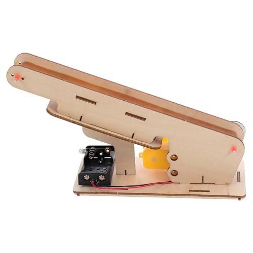 Toddmomy Elektrischer Fördergurt Bausatz aus Holz DIY Wissenschaftsexperiment für Umfassendes Physik Experimentierset Kreativität Praktischen Fähigkeiten und Technischem Verständnis von Toddmomy