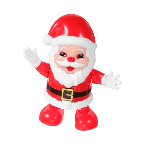 Toddmomy Elektrischer Tanzender Weihnachtsmann Kinderfreundlich Kunststoff Weihnachtsdeko Für Büro Balkon Auto Weihnachtsfeier von Toddmomy
