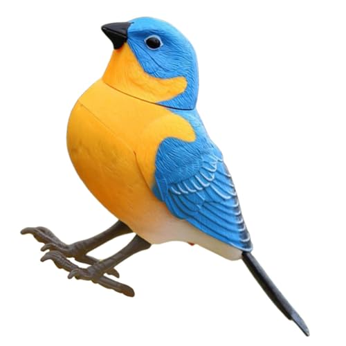 Toddmomy Interaktives Vogelspielzeug für Kinder Elektrischer aus Kunststoff Reagiert Geräusche Simuliertes Vogelornament für Spiel und Lernspaß Toddmomy Interaktives Vogelspielzeug für Kinder Elektrischer aus Kunststoff Reagiert Geräusche Simuliertes Vogelornament für Spiel und Lernspaß von Toddmomy