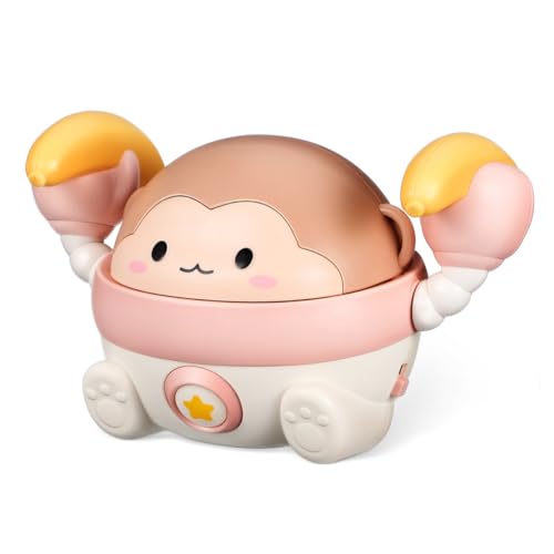 Toddmomy Elektrisches Krabbelspielzeug AFFE mit Musik und Licht Touch Control Babyspielzeug zur Motorischen Interaktives Musikalisches Krabbelspielzeug für Kleinkinder Langlebig und Leicht Toddmomy Elektrisches Krabbelspielzeug AFFE mit Musik und Licht Touch Control Babyspielzeug zur Motorischen Interaktives Musikalisches Krabbelspielzeug für Kleinkinder Langlebig und Leicht von Toddmomy