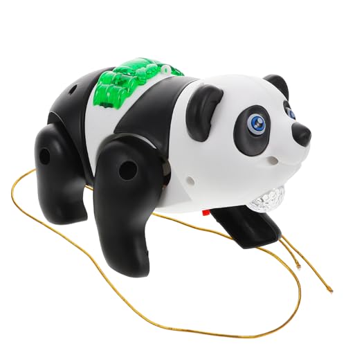 Toddmomy Elektrisches Panda Lernspielzeug mit Musik und Licht Interaktives Krabbel und Gehspielzeug für Geeignet für Drinnen und Draußen Fördert Koordination von Toddmomy