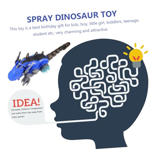 Toddmomy Elektrisches Sprüh Dinosaurier Mechanisches Roboter Modell in Blau Interaktives Lernspielzeug für Ab Jahren als für Jungen und Mädchen Vielseitig für Zuhause und Büro Geeignet von Toddmomy