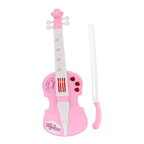 Toddmomy Elektronische Violine Musikinstrumente Musikinstrumente Musik Musikinstrument Instrument Lernspielzeug Abs Kunststoff Rosa von Toddmomy