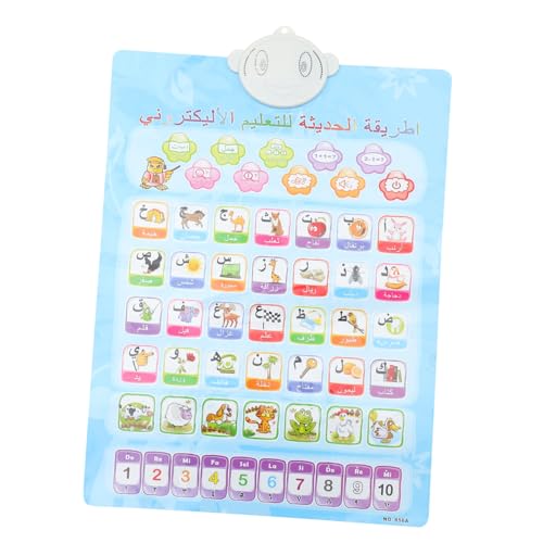 Toddmomy Elektronisches Interaktives Alphabet Wandposter mit Arabischem und Englischem Laut Doppelseitig Kindgerechtes Lernspielzeug für Vorschule und Kindergarten Fördert Toddmomy Elektronisches Interaktives Alphabet Wandposter mit Arabischem und Englischem Laut Doppelseitig Kindgerechtes Lernspielzeug für Vorschule und Kindergarten Fördert von Toddmomy