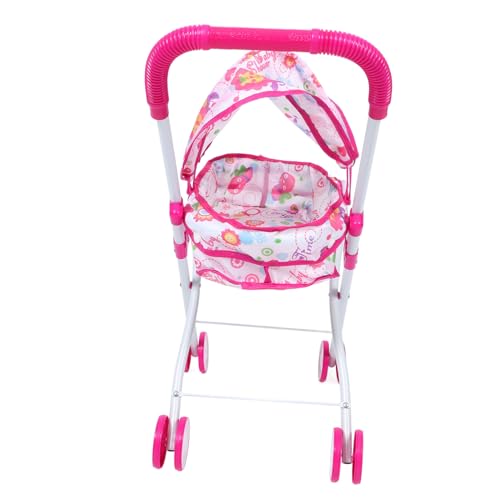 Toddmomy Faltbarer Puppenwagen für Leichtes Design Stabiler Eisenrahmen für Rollenspiele Geeignet für Mädchen und Jungen Geschenkidee für Geburtstage und Feiertage Toddmomy Faltbarer Puppenwagen für Leichtes Design Stabiler Eisenrahmen für Rollenspiele Geeignet für Mädchen und Jungen Geschenkidee für Geburtstage und Feiertage von Toddmomy