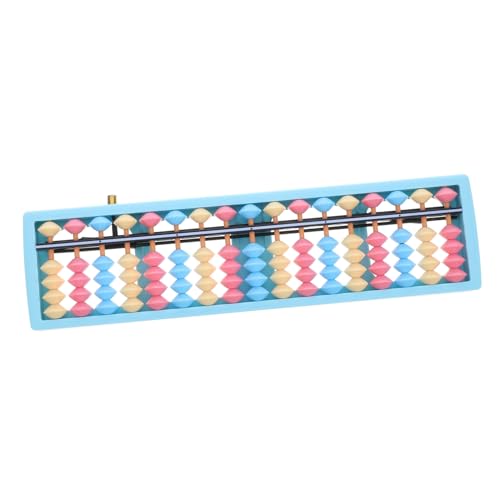 Toddmomy Farben Abacus Perlen Arithmetik Zählrahmen für Mathematik Lernen Chinesisches Design Tragbar für Schule und Büro Langlebiges Lernspielzeug Dekorationsobjekt von Toddmomy