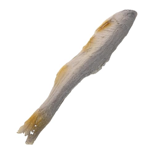 Toddmomy Faux Fried Fish Modell Realistisches Getrocknetes Fischdekor Farbbeständig Wartungsfrei Authentische Textur Langlebiges Kunstessen für Restaurant Schaufenster und Fotografie von Toddmomy