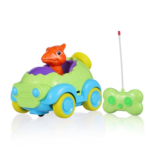 Toddmomy Fernsteuerbares Dinosaurier Auto mit Licht und Musik Kunststoff Kinderfreundliche Bedienung Robustes Design für Drinnen und Draußen für Jungen und Mädchen als Geburtstagsgeschenk Toddmomy Fernsteuerbares Dinosaurier Auto mit Licht und Musik Kunststoff Kinderfreundliche Bedienung Robustes Design für Drinnen und Draußen für Jungen und Mädchen als Geburtstagsgeschenk von Toddmomy