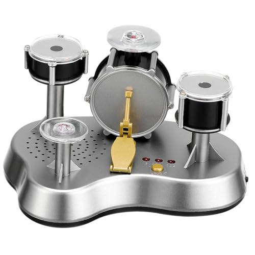 Toddmomy Finger Schlagzeug Set für Mini Musikinstrument mit LED Lichtern Interaktivem Touch Panel Aufnahme und Wiedergabefunktion Tragbar für Drinnen für Junge Musiker Toddmomy Finger Schlagzeug Set für Mini Musikinstrument mit LED Lichtern Interaktivem Touch Panel Aufnahme und Wiedergabefunktion Tragbar für Drinnen für Junge Musiker von Toddmomy