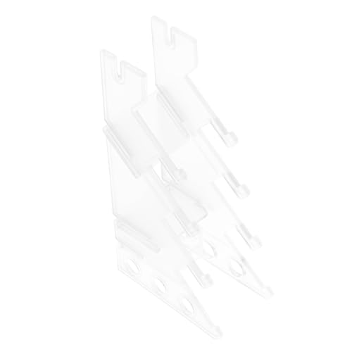 Toddmomy Finger Skateboard Aufbewahrungshalter aus Kunststoff Transparenter Display Rack für Finger Skateboards Platzsparende Lagerung Einfache Installation Stilvolles Design für Zuhause von Toddmomy