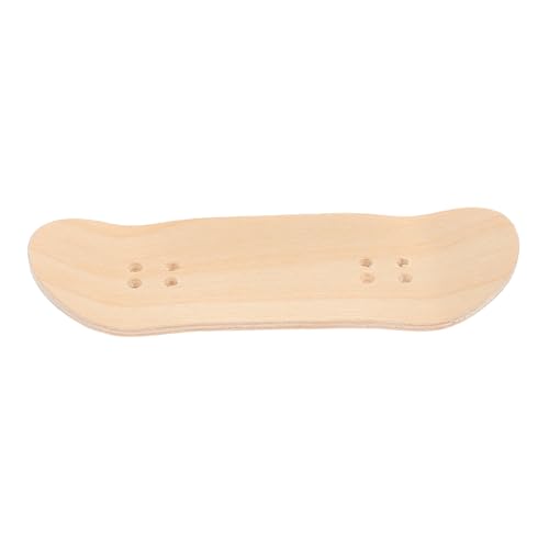 Toddmomy Finger Skateboard Decks aus Ahornholz Griffbrett für Skateboard Tricks Natürliches Holzfinish Vielseitig Einsetzbar für Enthusiasten und Sporttraining von Toddmomy