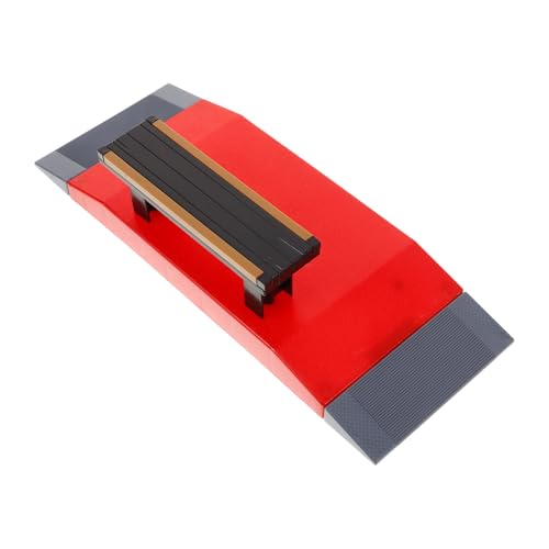 Toddmomy Finger Skateboard Rampe Mini Skate Park Zubehör DIY Hindernisse für Fingerboard Park Szenen Erwachsene Vielseitiges Kunststoff Modell von Toddmomy
