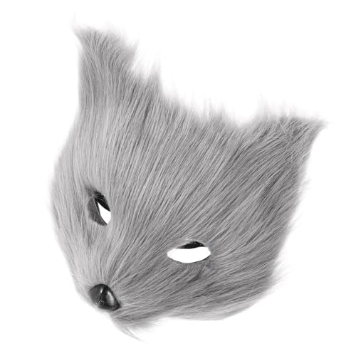 Toddmomy Flauschige Fuchsmaske für Cosplay Halloween Realistische Tiermaske Bequem für Maskerade Karneval für Lange Tragezeiten aus Weichen Materialien Toddmomy Flauschige Fuchsmaske für Cosplay Halloween Realistische Tiermaske Bequem für Maskerade Karneval für Lange Tragezeiten aus Weichen Materialien von Toddmomy