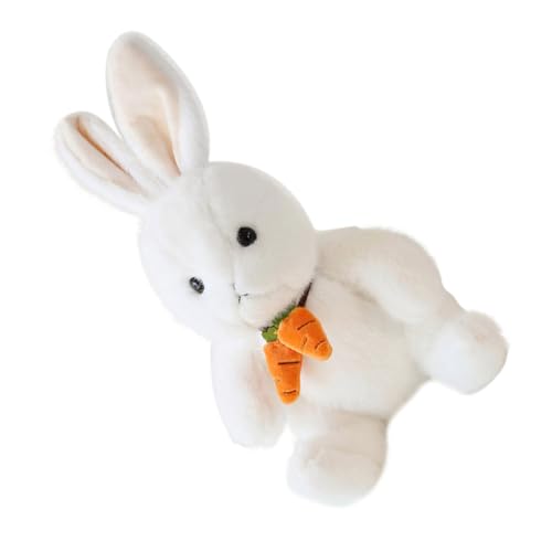 Toddmomy Flauschige Kaninchenpuppe mit Karotten Design Weiches Plüschtier für und Dekoration Zuhause Sofa oder Auto Toddmomy Flauschige Kaninchenpuppe mit Karotten Design Weiches Plüschtier für und Dekoration Zuhause Sofa oder Auto von Toddmomy