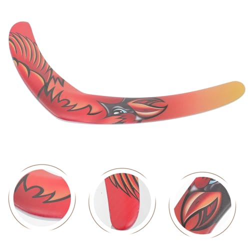 Toddmomy Fliegendes Wurfspielzeug für Erwachsene Sicher Outdoor Sportspielzeug Freizeitspaß für Familie und Geeignet Rot von Toddmomy